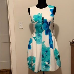 Calvin Klein floral dress!